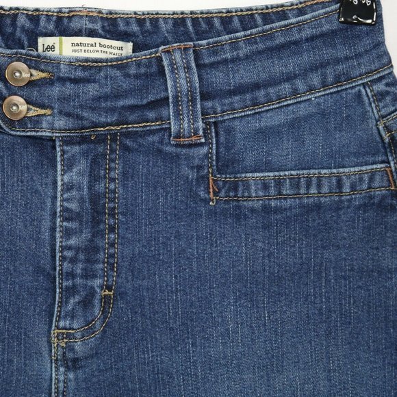 Lee Natural Bootcut Jeans Just Below The Waist Stretch 10 Medium 28 X 31 - Picture 9 of 10